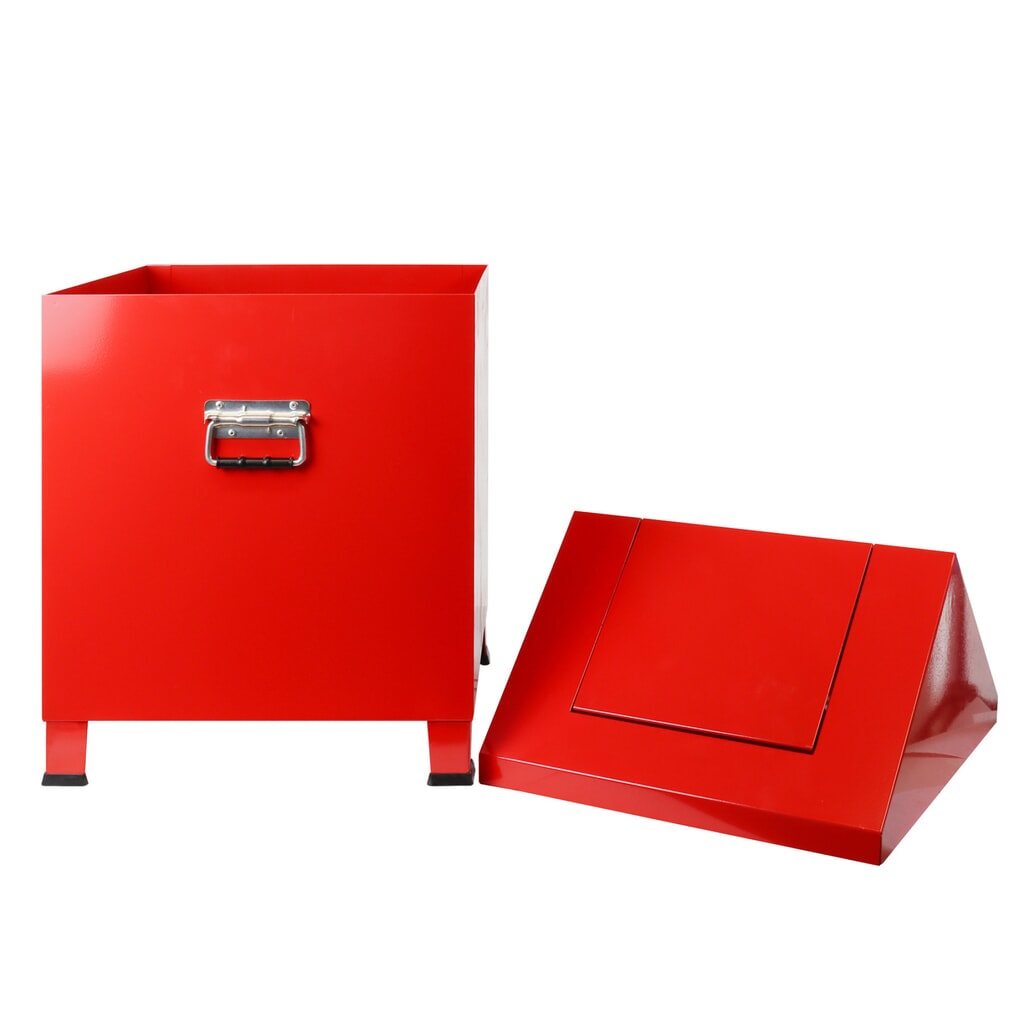 HEMMDAL poetsdoekenbak, H x B x D 680 x 400 x 400 mm, vuurrood Productafbeelding nr. 7: HEMMDAL poetsdoekenbak, H x B x D 680 x 400 x 400 mm, vuurrood