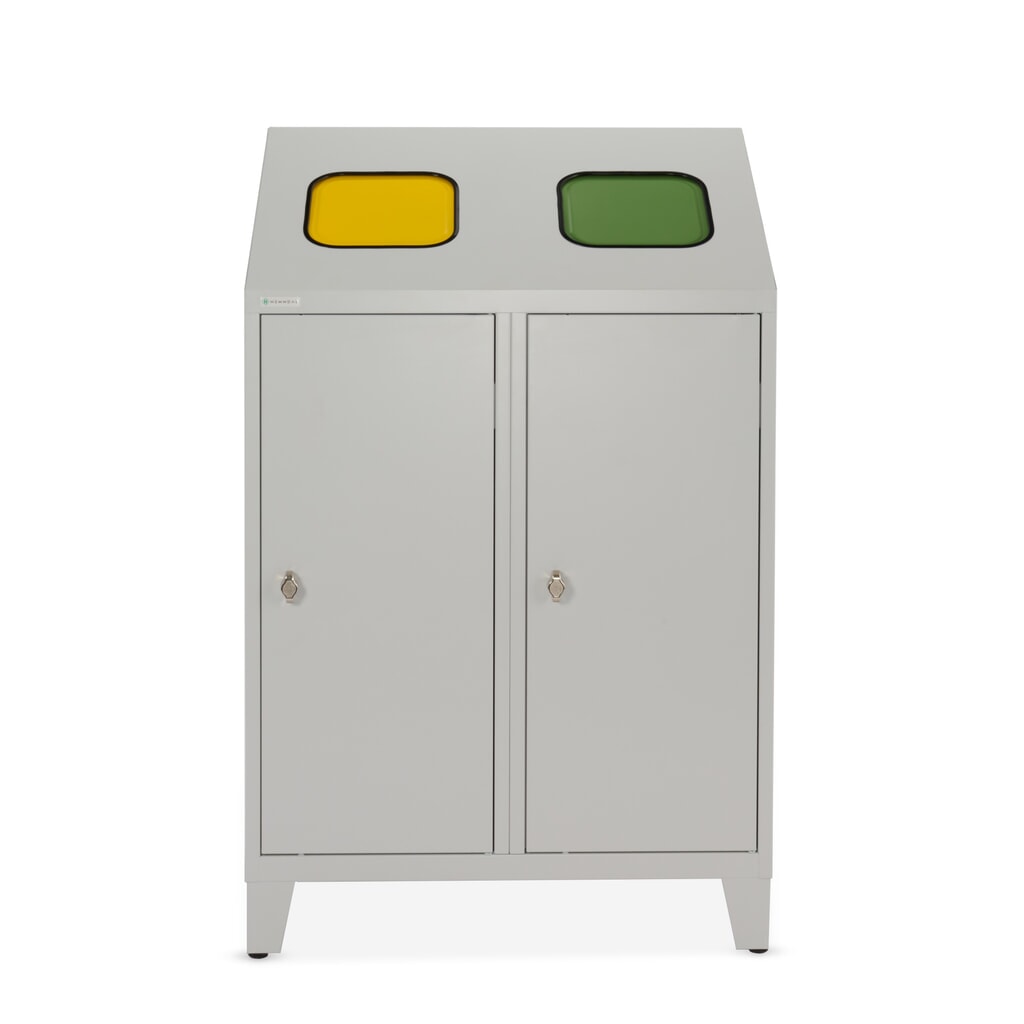 HEMMDAL recycling-afvalemmer Duo, met 2 zakkenhouders, elk 120 liter Productafbeelding nr. 3: HEMMDAL recycling-afvalemmer Duo, met 2 zakkenhouders, elk 120 liter
