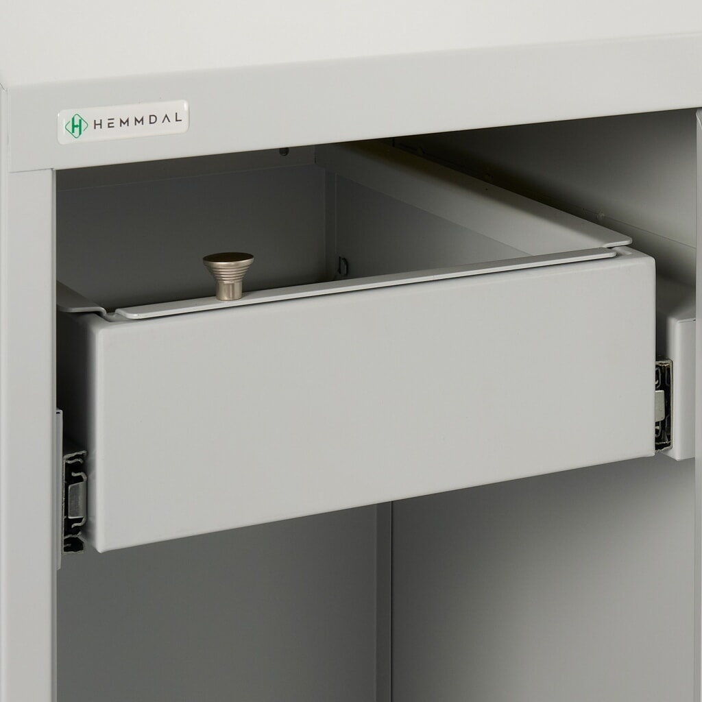 HEMMDAL recycling-afvalemmer, met zakkenhouder, 120 liter Productafbeelding nr. 5: HEMMDAL recycling-afvalemmer, met zakkenhouder, 120 liter