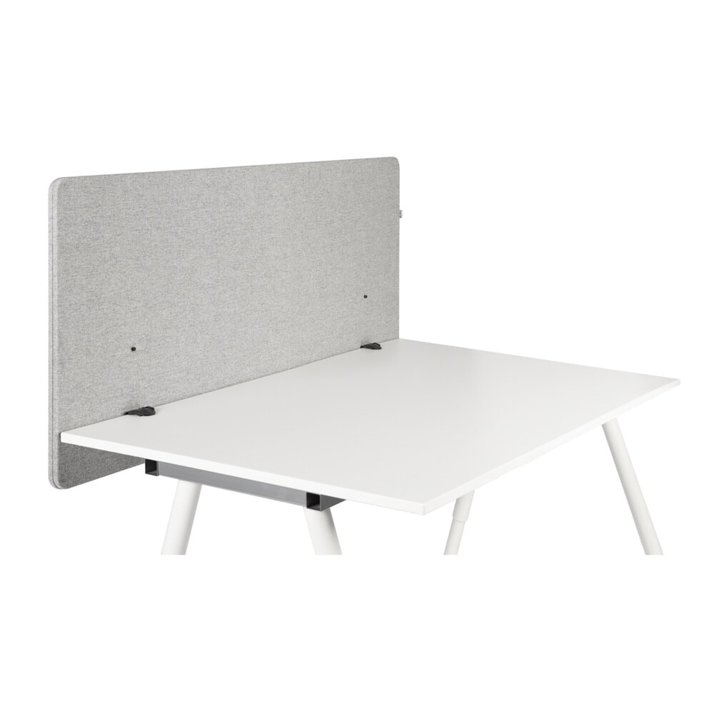 Productafbeelding nr. 1: Akoestische tafelscheidingswand hjh OFFICE FLEXMIUT D 120 cm, lichtgrijs
