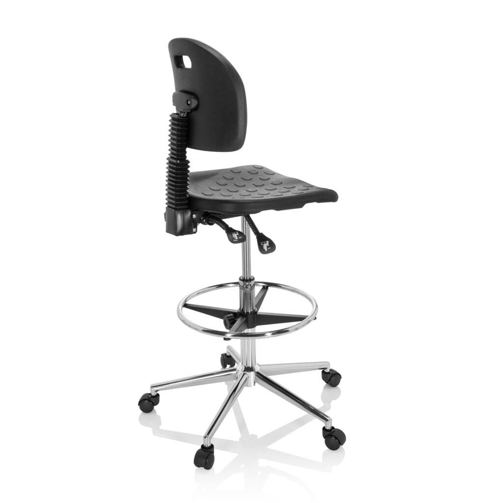Productafbeelding nr. 5: hjh OFFICE Ergonomischer Hocker / Arbeitshocker TOP WORK 23 I Hartschaum, schwarz