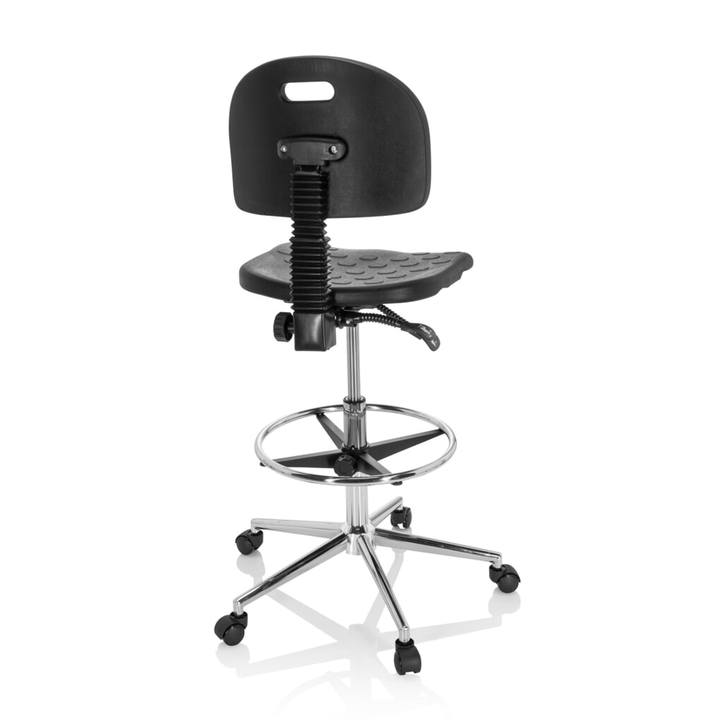 Productafbeelding nr. 6: hjh OFFICE Ergonomischer Hocker / Arbeitshocker TOP WORK 23 I Hartschaum, schwarz