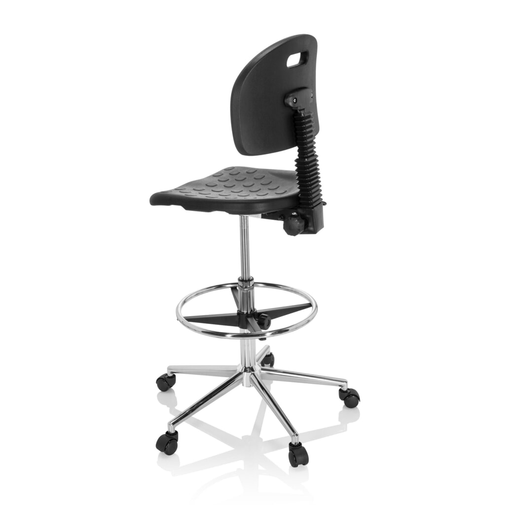 Productafbeelding nr. 8: hjh OFFICE Ergonomischer Hocker / Arbeitshocker TOP WORK 23 I Hartschaum, schwarz