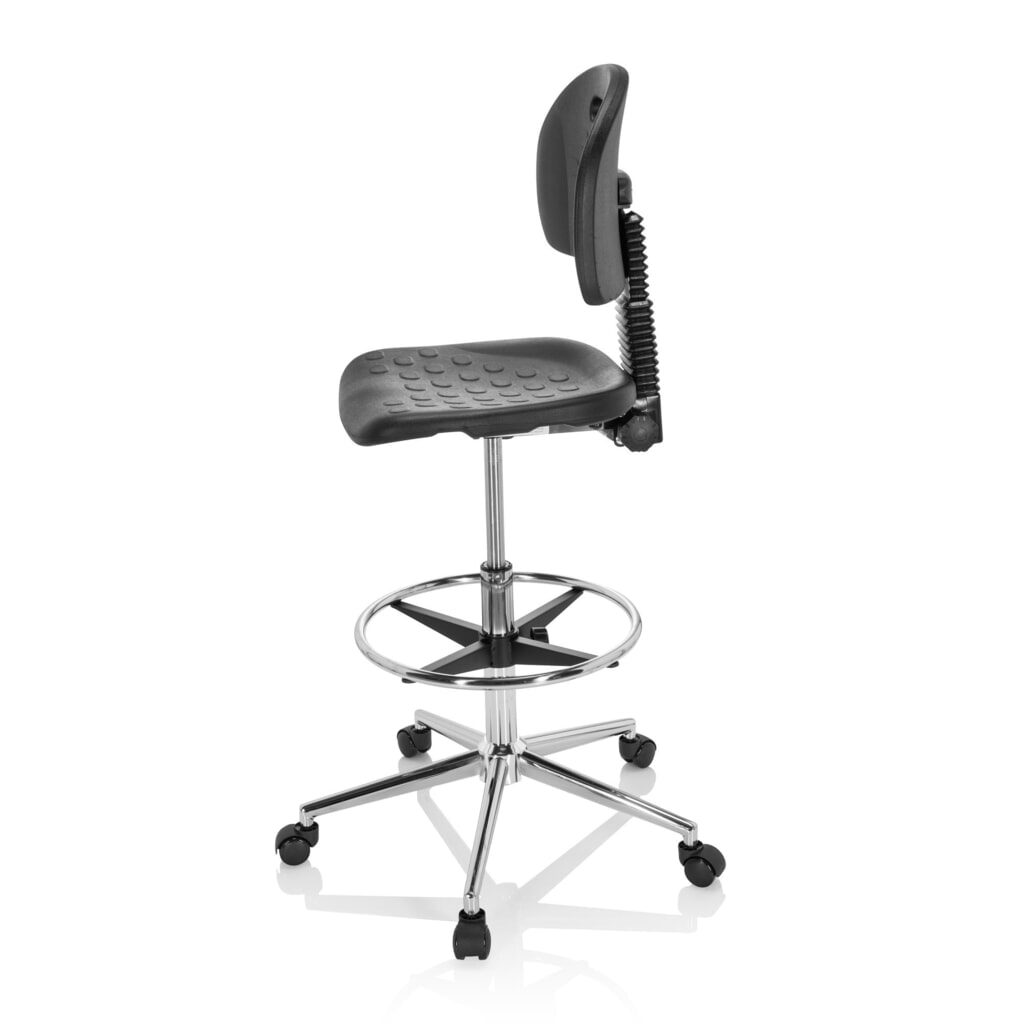 Productafbeelding nr. 9: hjh OFFICE Ergonomischer Hocker / Arbeitshocker TOP WORK 23 I Hartschaum, schwarz