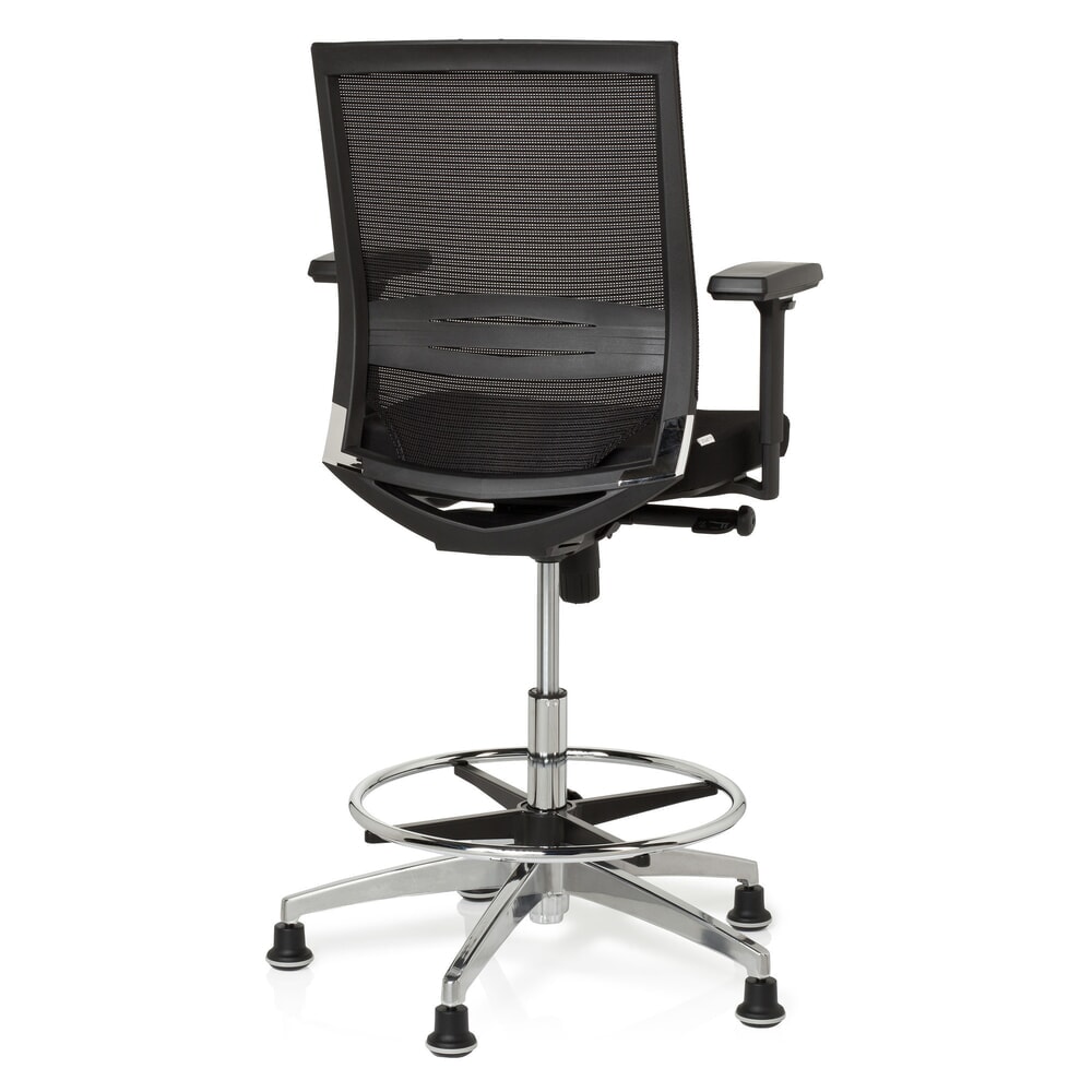 Productafbeelding nr. 6: hjh OFFICE Arbeitsstuhl / Counterstuhl TOP WORK 77 Stoff, schwarz