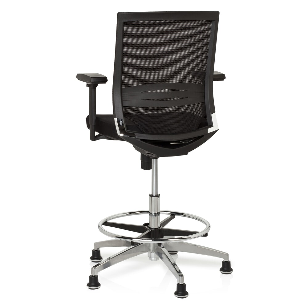 Productafbeelding nr. 7: hjh OFFICE Arbeitsstuhl / Counterstuhl TOP WORK 77 Stoff, schwarz
