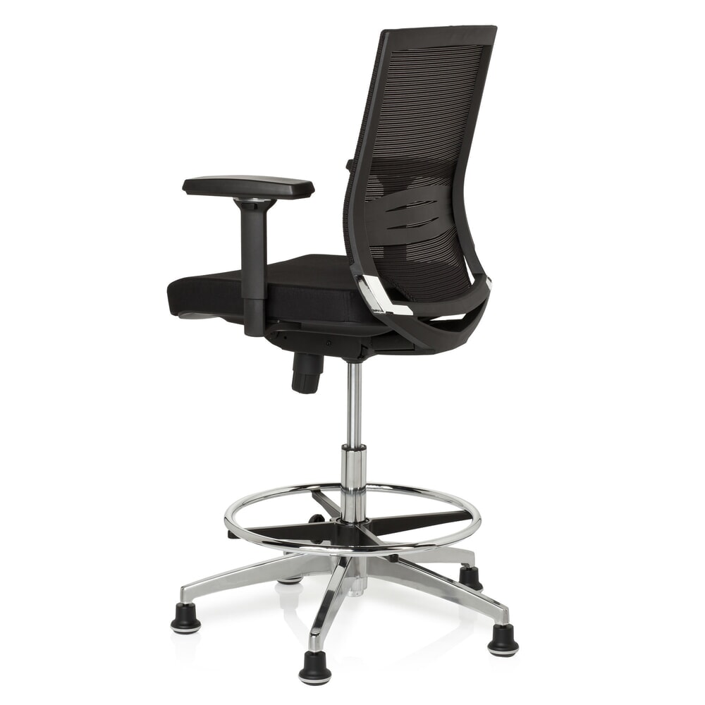 Productafbeelding nr. 8: hjh OFFICE Arbeitsstuhl / Counterstuhl TOP WORK 77 Stoff, schwarz