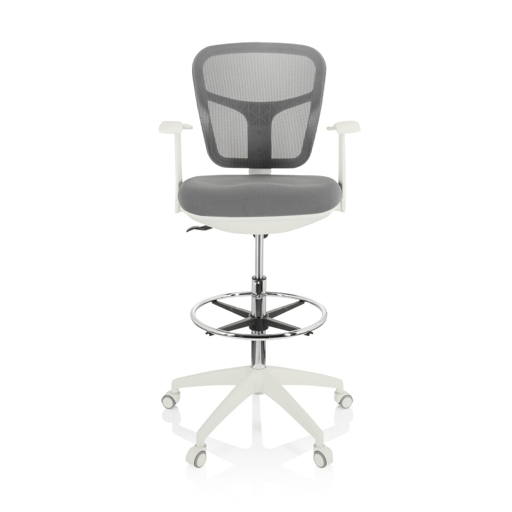 Productafbeelding nr. 1: Werkstoel / baliestoel hjh OFFICE TOP WORK 108 W netstof / stof, grijs
