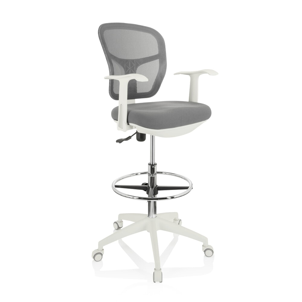 Productafbeelding nr. 6: Werkstoel / baliestoel hjh OFFICE TOP WORK 108 W netstof / stof, grijs