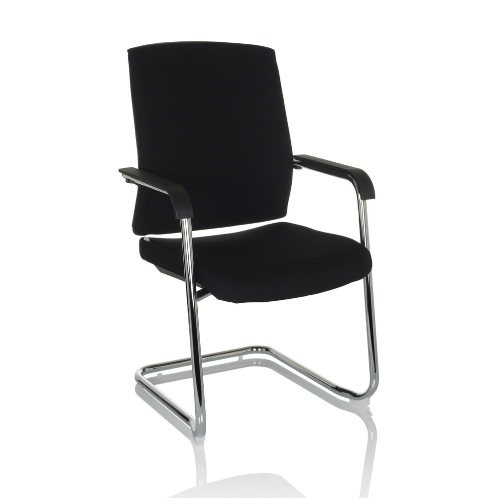 Productafbeelding nr. 4: Bezoekersstoel / vergaderstoel hjh OFFICE LEVIA VP stof, zwart
