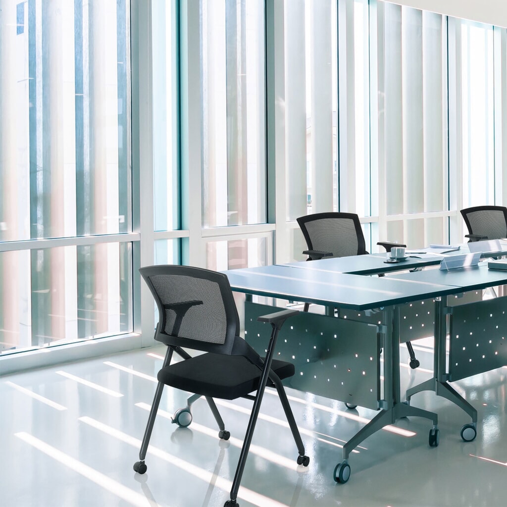 Productafbeelding nr. 9: Bezoekersstoel / klapstoel hjh OFFICE PRIORITY II netstof / stof, zwart
