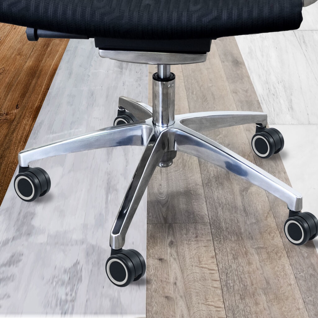 Wielen voor harde vloeren 5x hjh OFFICE ROLO COLOR 60 11 mm / 60 mm bureaustoelwielen voor harde vloeren (set van 5), zwart / wit Productafbeelding nr. 4: Wielen voor harde vloeren 5x hjh OFFICE ROLO COLOR 60 11 mm / 60 mm bureaustoelwielen voor harde vloeren (set van 5), zwart / wit