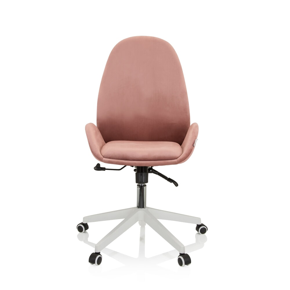 Productafbeelding nr. 1: Bureaustoel / draaistoel hjh OFFICE AVEA fluweel, roze