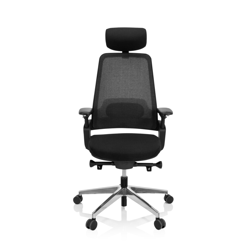 Productafbeelding nr. 1: Bureaustoel / draaistoel hjh OFFICE BRACIO stof, zwart