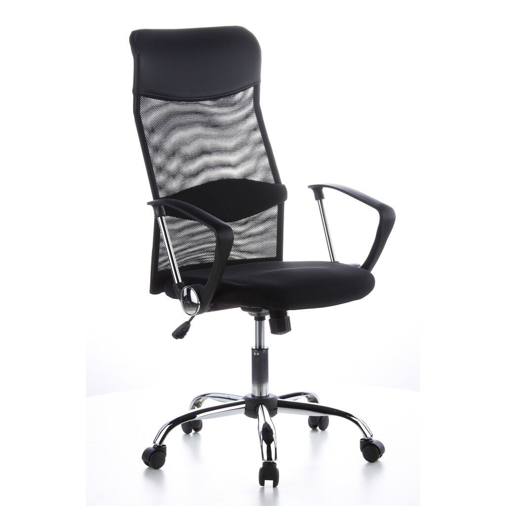 hjh OFFICE Bürostuhl / Chefsessel ARIA HIGH Stoff, schwarz Productafbeelding nr. 4: hjh OFFICE Bürostuhl / Chefsessel ARIA HIGH Stoff, schwarz