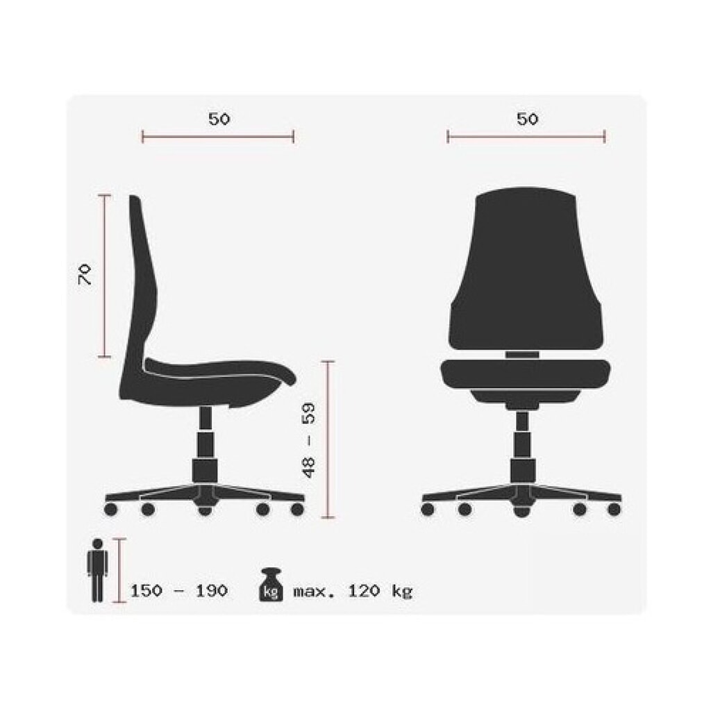 hjh OFFICE Bürostuhl / Chefsessel ARIA HIGH Stoff, schwarz Productafbeelding nr. 13: hjh OFFICE Bürostuhl / Chefsessel ARIA HIGH Stoff, schwarz