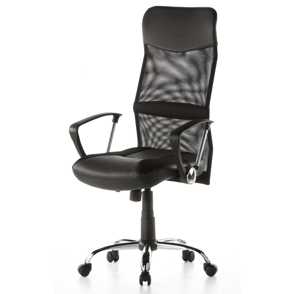 hjh OFFICE Bürostuhl / Chefsessel ARTON 20 Kunstleder/Netzstoff, schwarz Productafbeelding nr. 10: hjh OFFICE Bürostuhl / Chefsessel ARTON 20 Kunstleder/Netzstoff, schwarz
