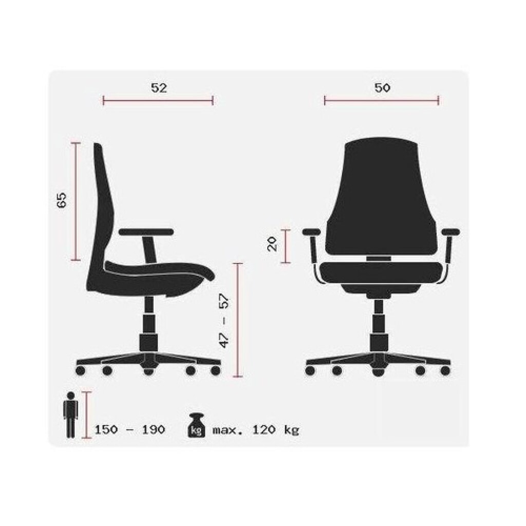 Productafbeelding nr. 11: hjh OFFICE Bürostuhl / Chefsessel ARTON 20 Kunstleder/Netzstoff, schwarz