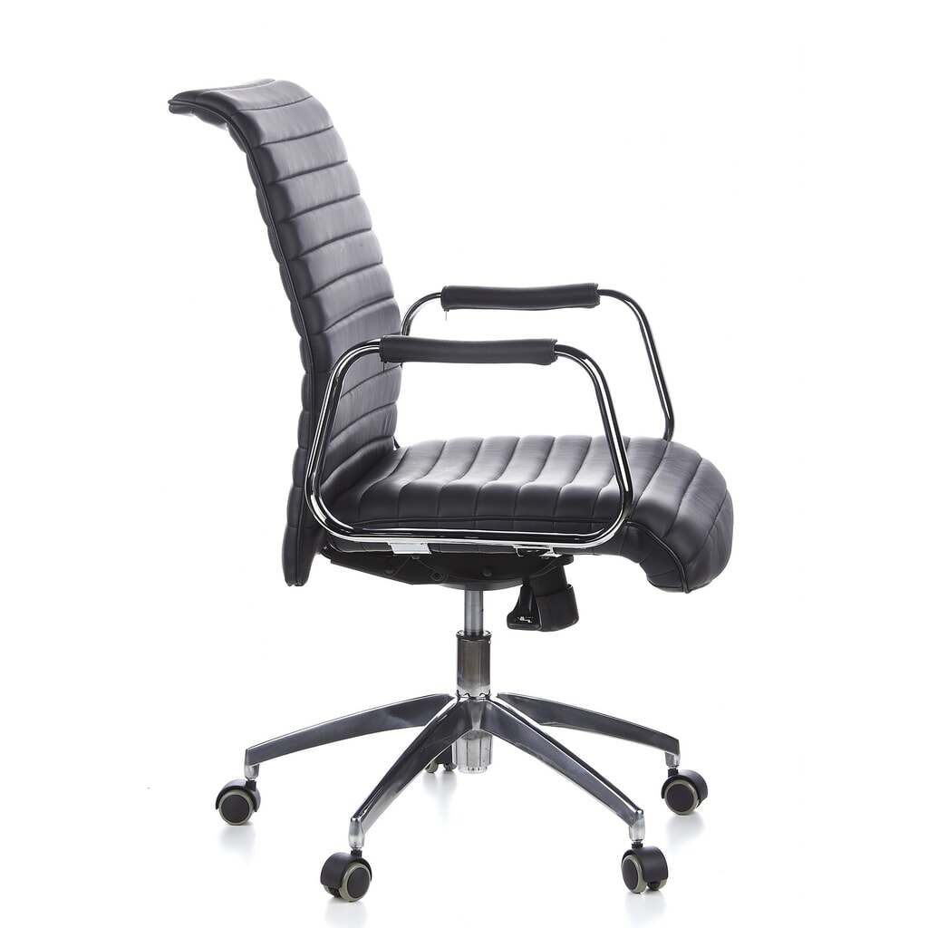 Productafbeelding nr. 5: hjh OFFICE Bürostuhl / Chefsessel ASPERA 10 Leder, schwarz