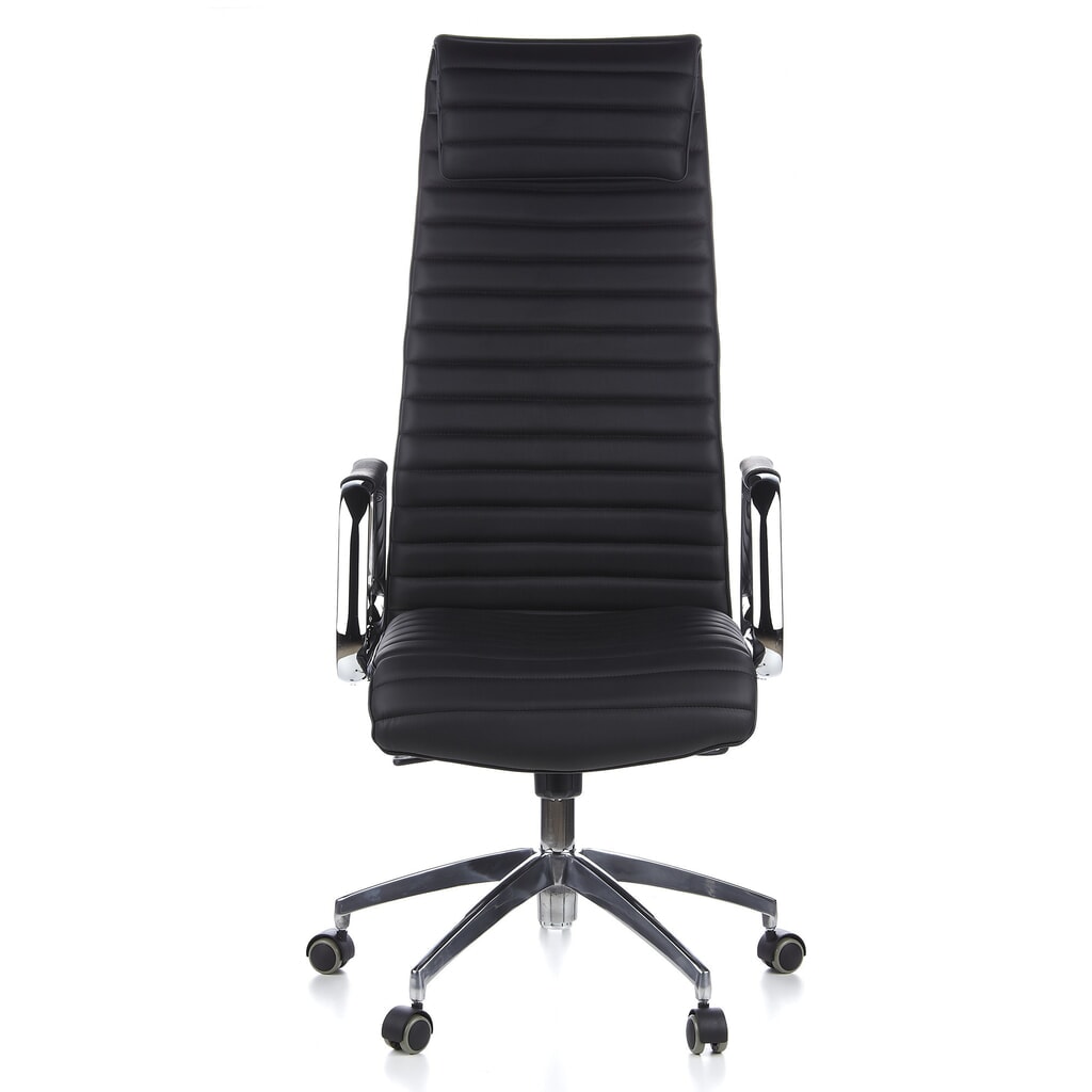 hjh OFFICE Bürostuhl / Chefsessel ASPERA 20 Leder, schwarz Product afbeelding: hjh OFFICE Bürostuhl / Chefsessel ASPERA 20 Leder, schwarz