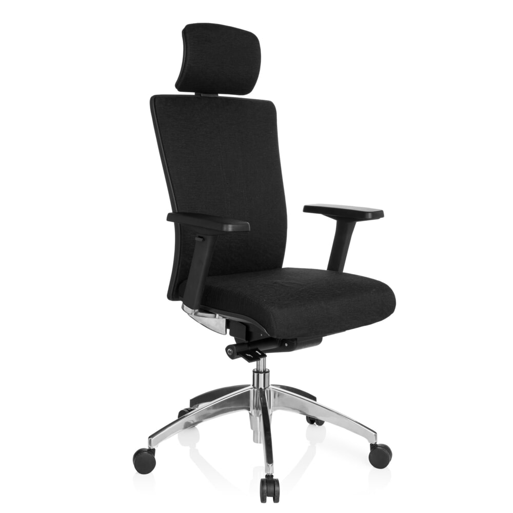 Productafbeelding nr. 4: hjh OFFICE Bürostuhl / Chefsessel ASTRA LUX Stoff, schwarz