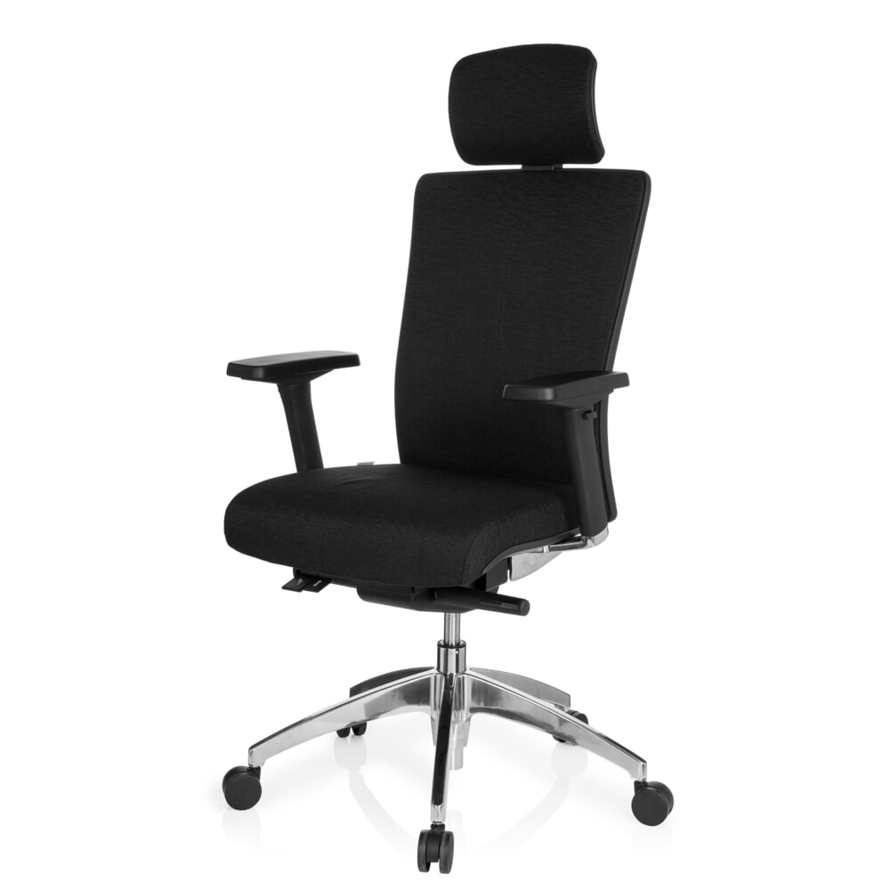 Productafbeelding nr. 11: hjh OFFICE Bürostuhl / Chefsessel ASTRA LUX Stoff, schwarz