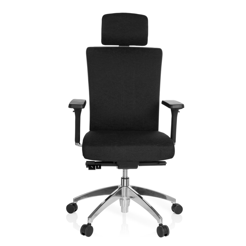 Productafbeelding nr. 1: hjh OFFICE Bürostuhl / Chefsessel ASTRA LUX Stoff, schwarz