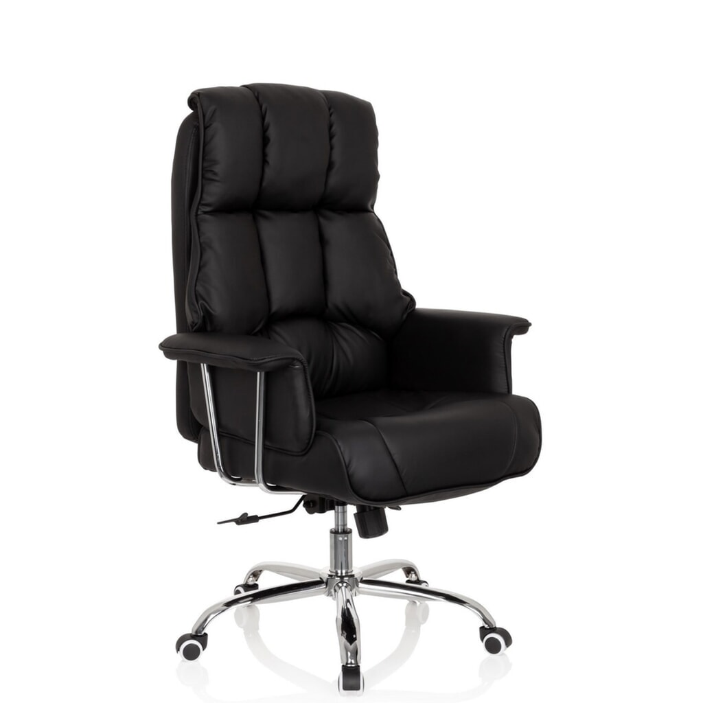 Product afbeelding: hjh OFFICE Bürostuhl / Chefsessel COMMANDER PU Kunstleder, schwarz