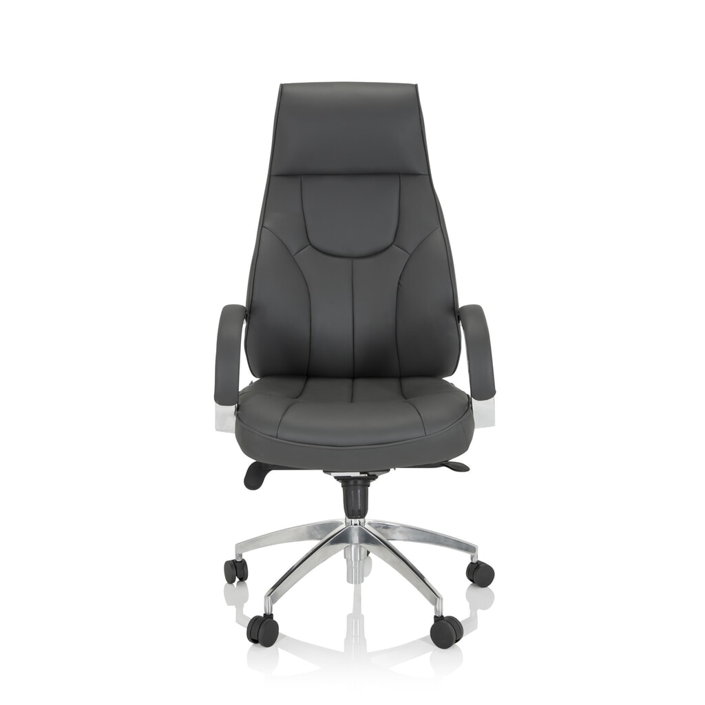 Product afbeelding: hjh OFFICE Bürostuhl / Chefsessel ELEGANCE I Kunstleder, grau