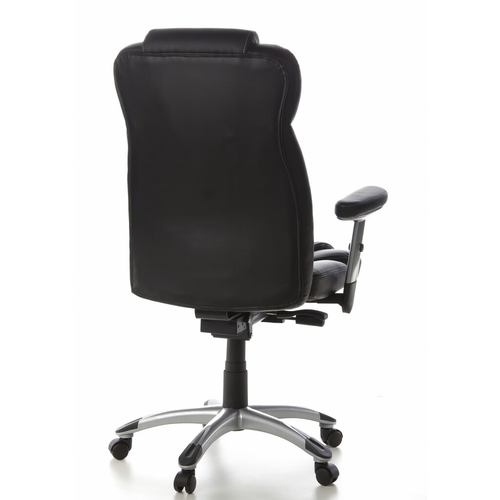 hjh OFFICE Bürostuhl / Chefsessel EMBASSY 200 Leder, schwarz Productafbeelding nr. 7: hjh OFFICE Bürostuhl / Chefsessel EMBASSY 200 Leder, schwarz