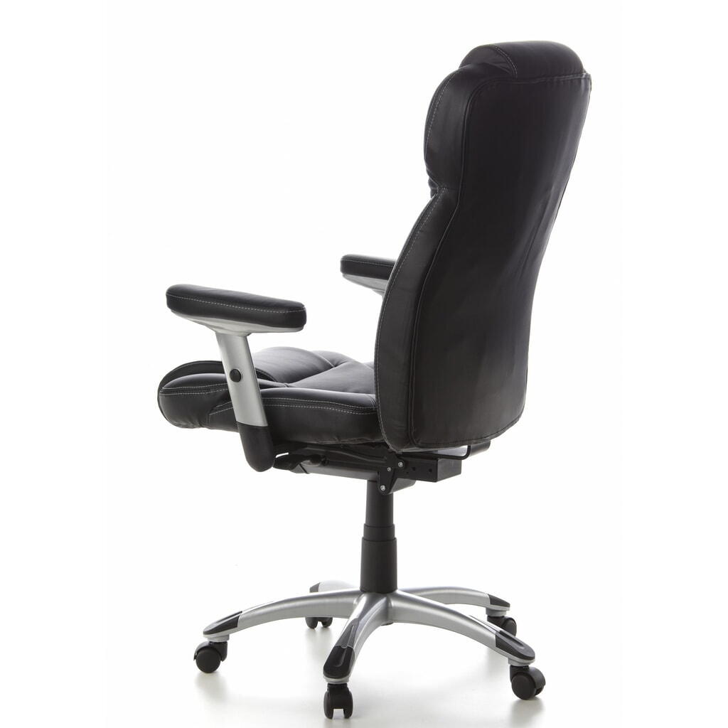 hjh OFFICE Bürostuhl / Chefsessel EMBASSY 200 Leder, schwarz Productafbeelding nr. 9: hjh OFFICE Bürostuhl / Chefsessel EMBASSY 200 Leder, schwarz