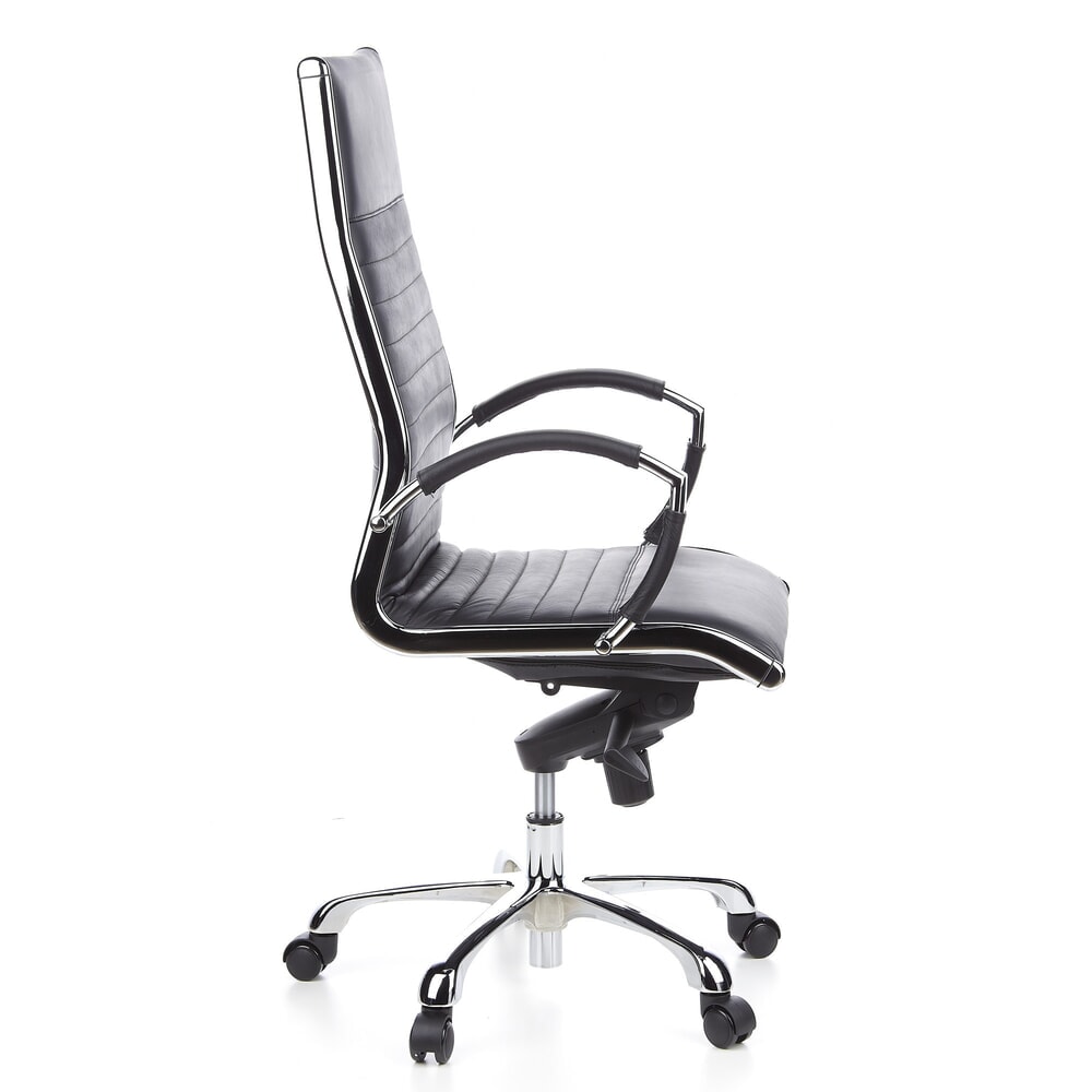 Productafbeelding nr. 4: hjh OFFICE Bürostuhl / Chefsessel PARMA 20 Leder, schwarz