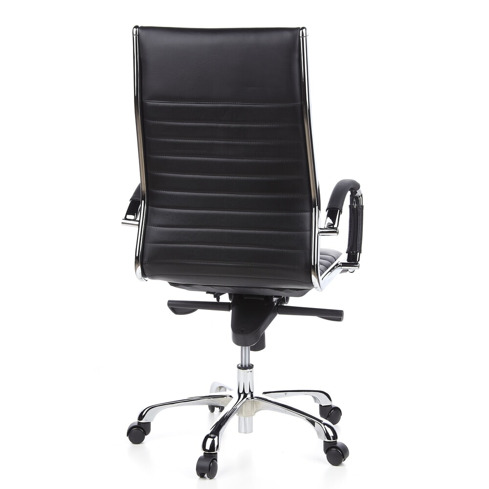 Productafbeelding nr. 6: hjh OFFICE Bürostuhl / Chefsessel PARMA 20 Leder, schwarz