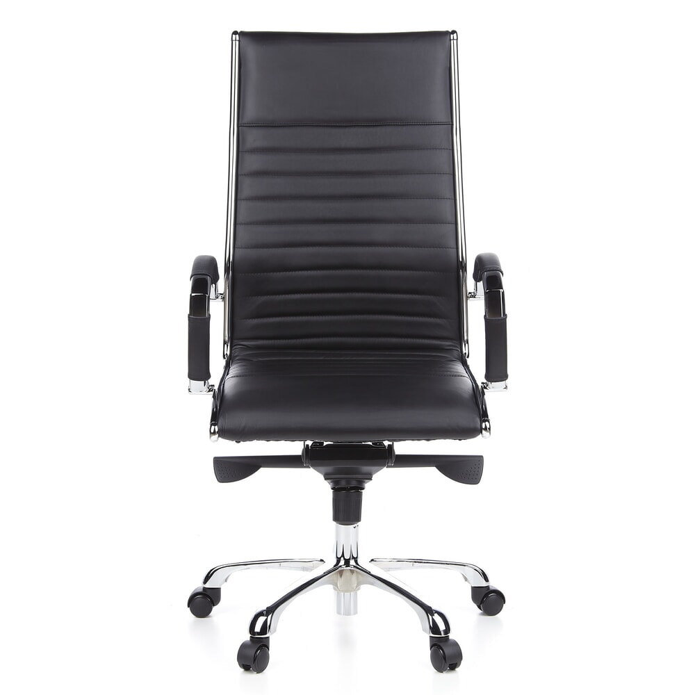 Productafbeelding nr. 1: hjh OFFICE Bürostuhl / Chefsessel PARMA 20 Leder, schwarz