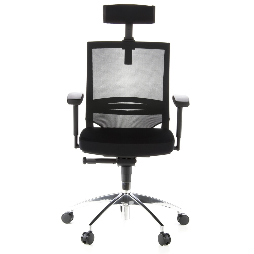 Product afbeelding: hjh OFFICE Bürostuhl / Chefsessel PORTO MAX Stoff, schwarz