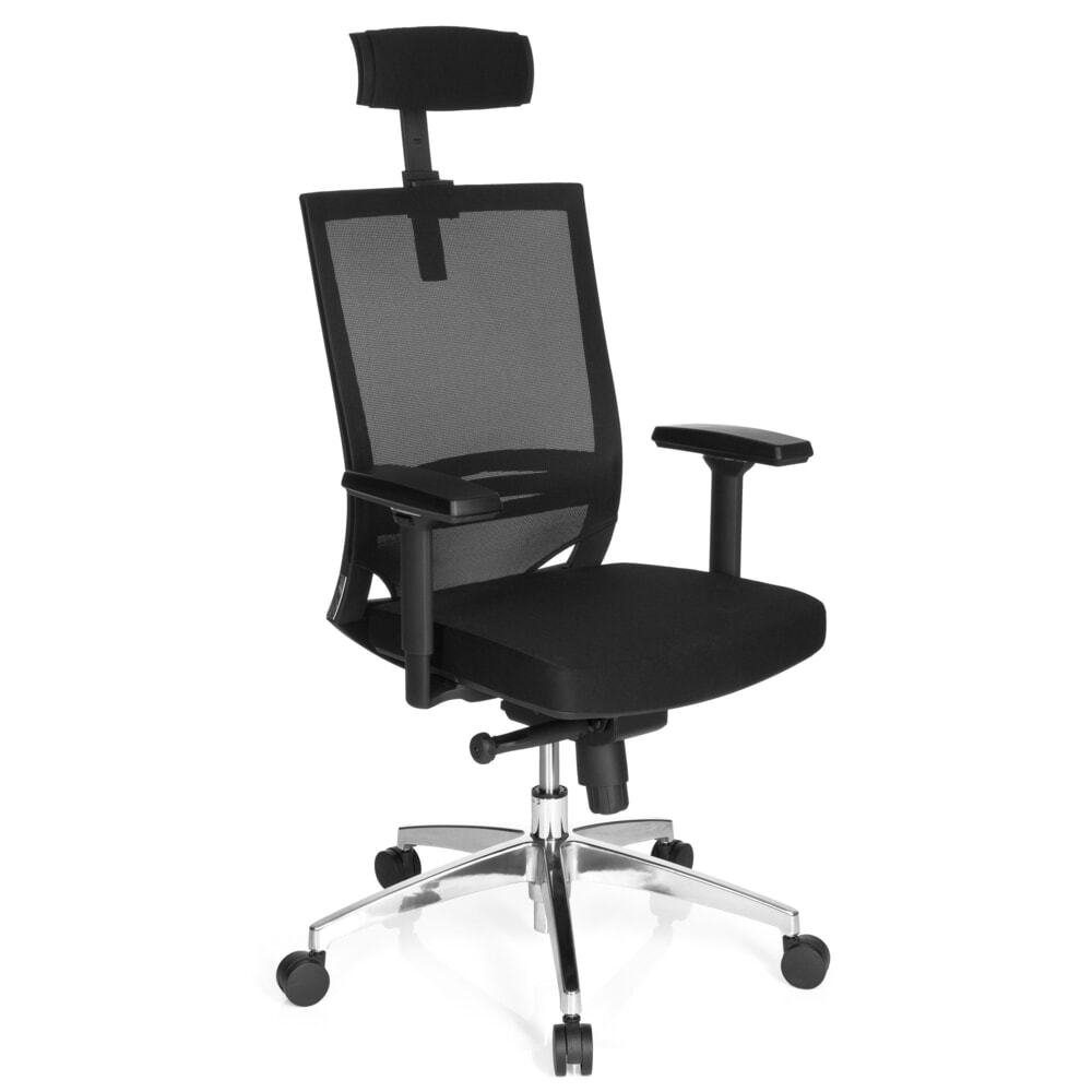 Productafbeelding nr. 4: hjh OFFICE Bürostuhl / Chefsessel PORTO MAX HIGH Stoff, schwarz