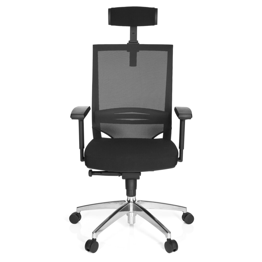 hjh OFFICE Bürostuhl / Chefsessel PORTO MAX HIGH Stoff, schwarz Product afbeelding: hjh OFFICE Bürostuhl / Chefsessel PORTO MAX HIGH Stoff, schwarz