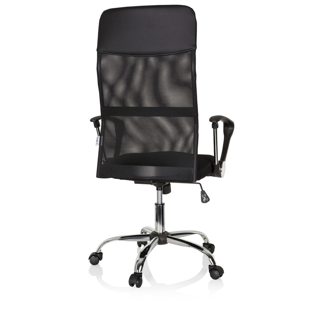 Productafbeelding nr. 5: hjh OFFICE Bürostuhl / Chefsessel PURE NET Kunstleder/Netzstoff, schwarz