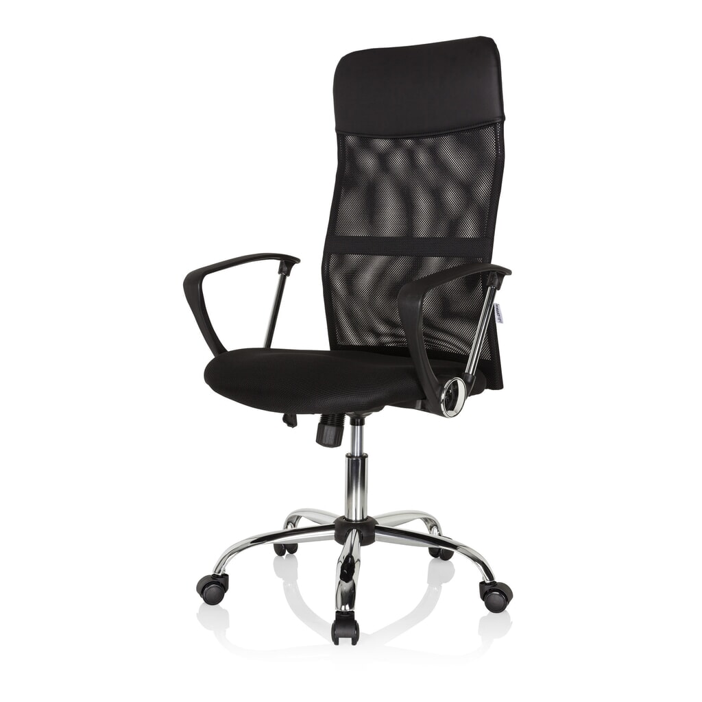 hjh OFFICE Bürostuhl / Chefsessel PURE NET Kunstleder/Netzstoff, schwarz Productafbeelding nr. 9: hjh OFFICE Bürostuhl / Chefsessel PURE NET Kunstleder/Netzstoff, schwarz