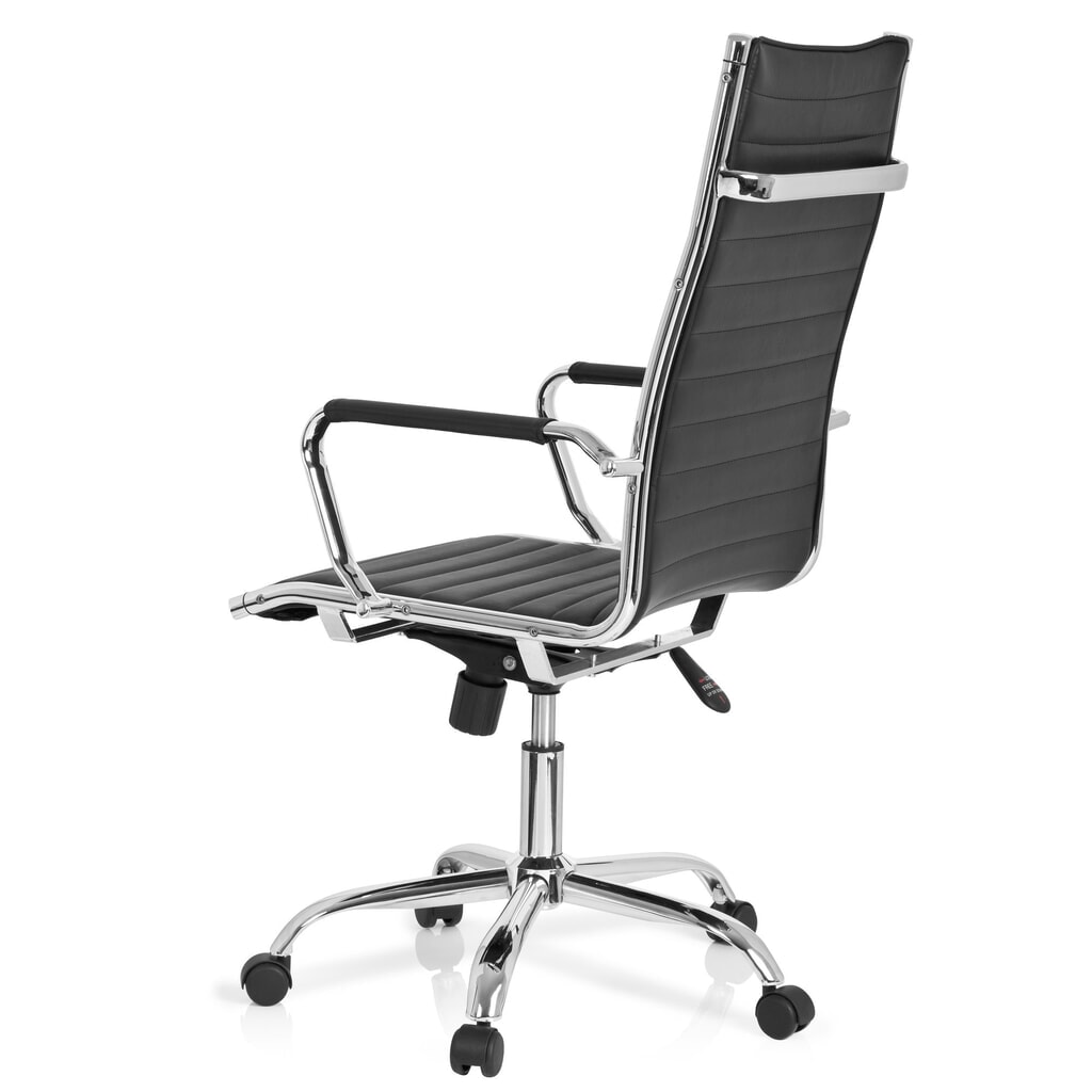 hjh OFFICE Bürostuhl / Chefsessel VEMONA 20 Kunstleder, schwarz Productafbeelding nr. 7: hjh OFFICE Bürostuhl / Chefsessel VEMONA 20 Kunstleder, schwarz
