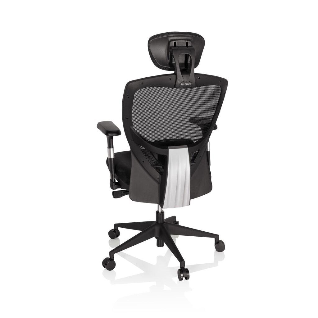 Productafbeelding nr. 8: hjh OFFICE Bürostuhl / Chefsessel VENUS BASE Stoff, schwarz
