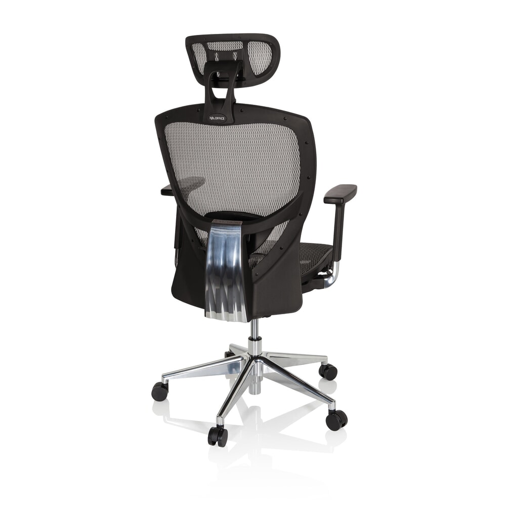 Productafbeelding nr. 7: hjh OFFICE Bürostuhl / Chefsessel VENUS ONE Netzstoff, silbergrau/schwarz