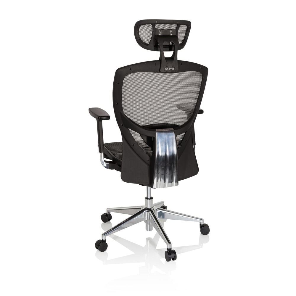 Productafbeelding nr. 8: hjh OFFICE Bürostuhl / Chefsessel VENUS ONE Netzstoff, silbergrau/schwarz