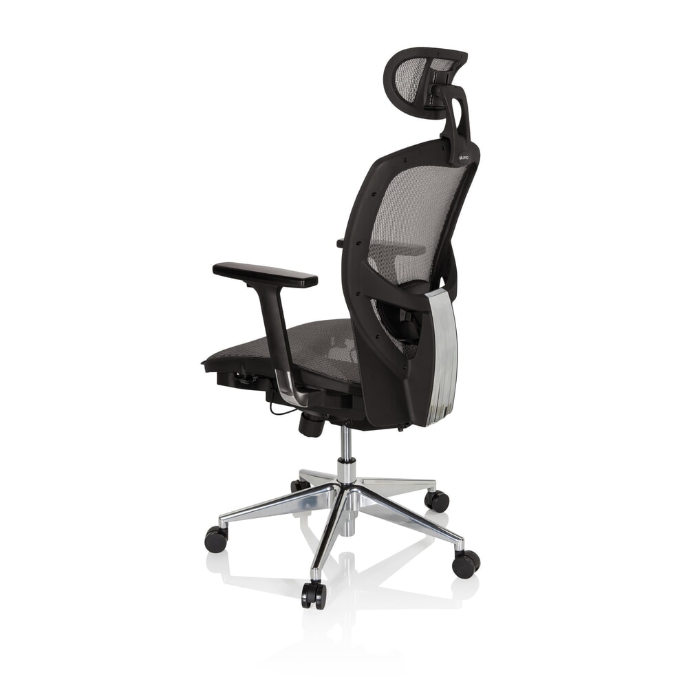 Productafbeelding nr. 9: hjh OFFICE Bürostuhl / Chefsessel VENUS ONE Netzstoff, silbergrau/schwarz