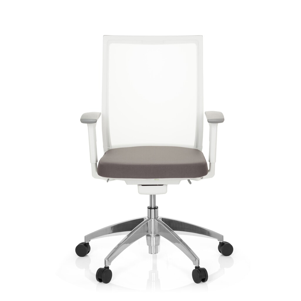 hjh OFFICE Bürostuhl / Drehstuhl ASPEN Stoff, grau/weiß Product afbeelding: hjh OFFICE Bürostuhl / Drehstuhl ASPEN Stoff, grau/weiß