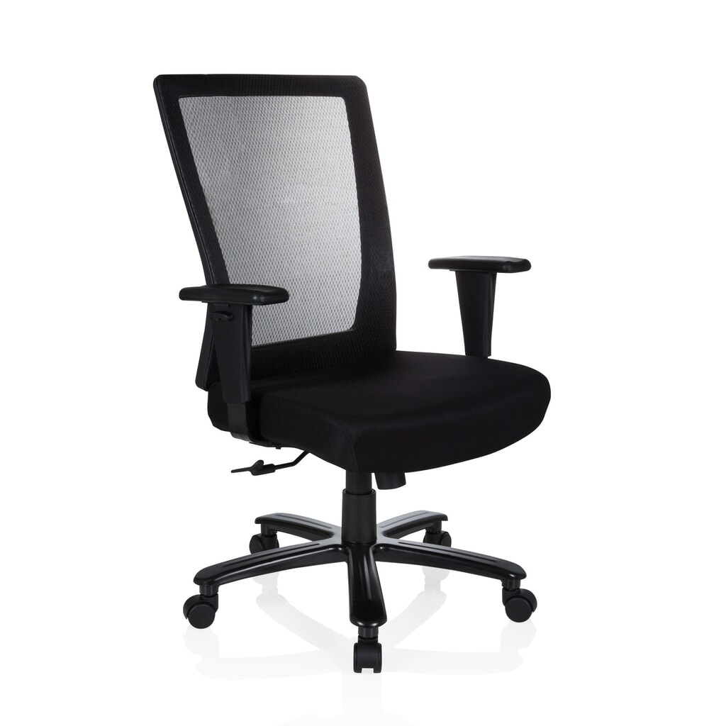 Productafbeelding nr. 3: hjh OFFICE Bürostuhl / Drehstuhl EXTENDER Stoff/Netzstoff, schwarz