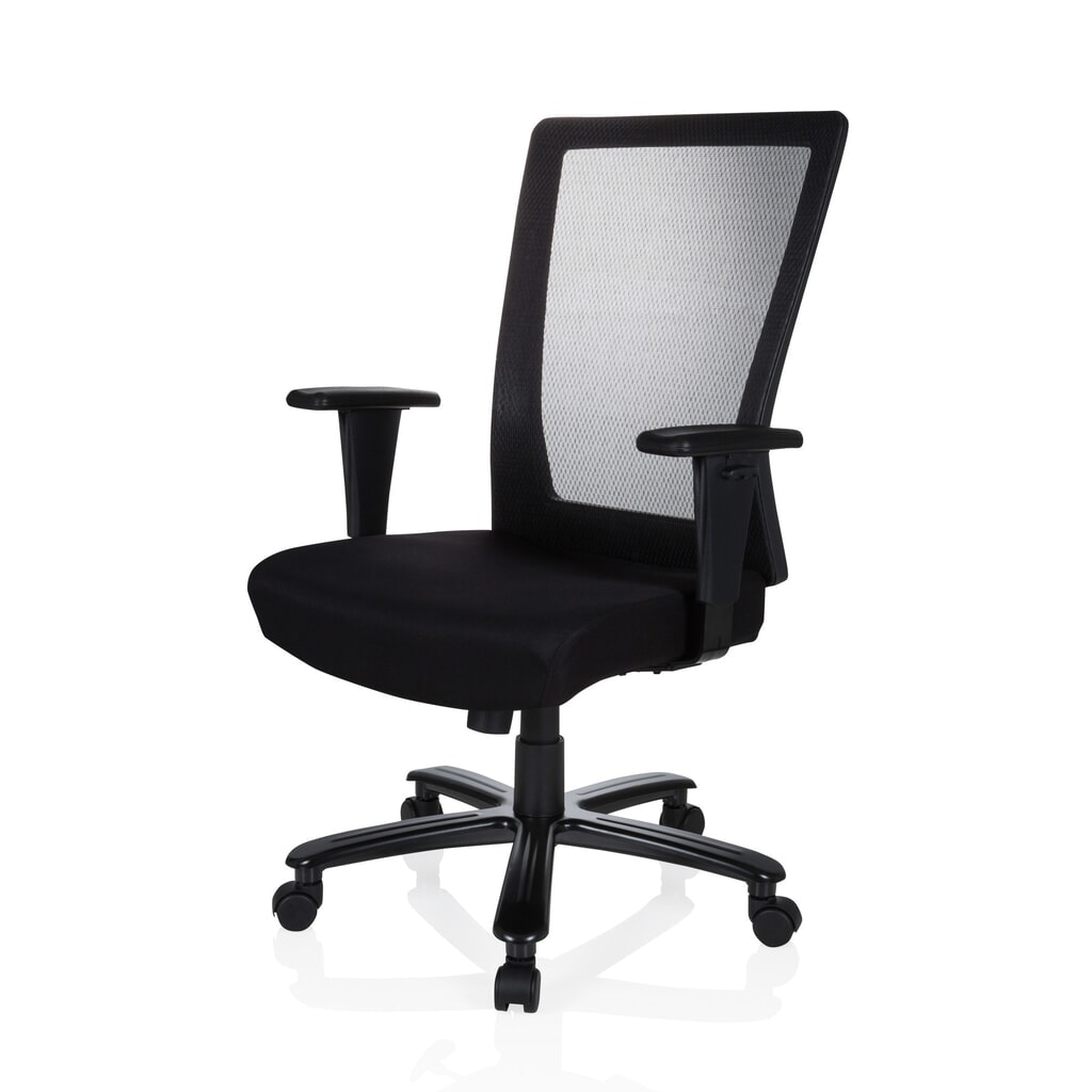 hjh OFFICE Bürostuhl / Drehstuhl EXTENDER Stoff/Netzstoff, schwarz Productafbeelding nr. 10: hjh OFFICE Bürostuhl / Drehstuhl EXTENDER Stoff/Netzstoff, schwarz