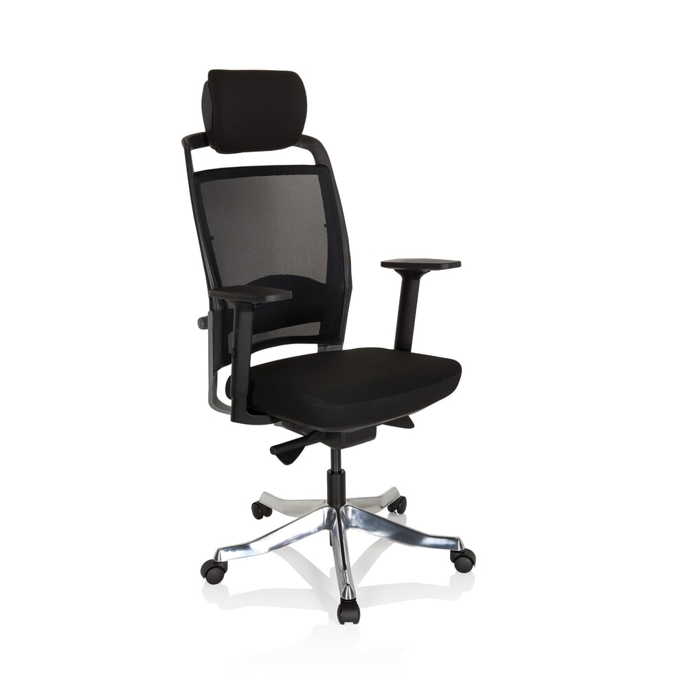Productafbeelding nr. 3: hjh OFFICE Bürostuhl / Drehstuhl IKAST I Stoff/Netzstoff, schwarz