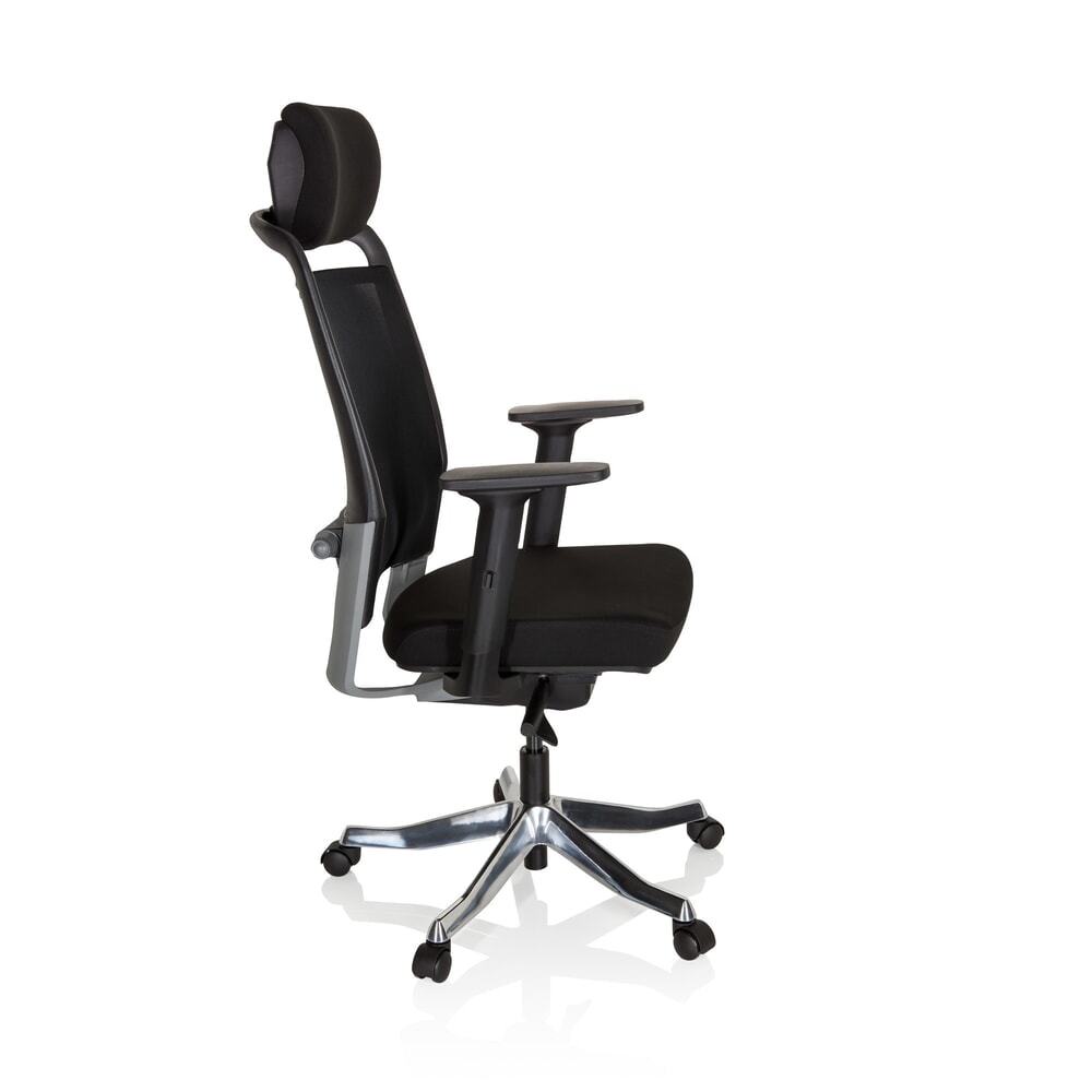 Productafbeelding nr. 4: hjh OFFICE Bürostuhl / Drehstuhl IKAST I Stoff/Netzstoff, schwarz