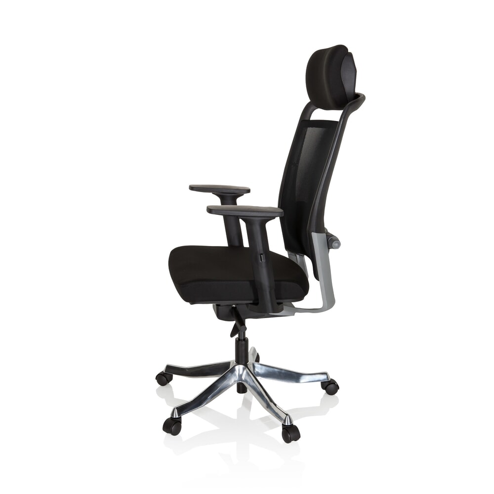 Productafbeelding nr. 9: hjh OFFICE Bürostuhl / Drehstuhl IKAST I Stoff/Netzstoff, schwarz